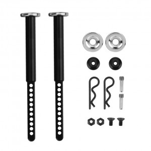 Magnet Front & Rear Extended Body Post Mounts For 1/10 RC AXIAL RACING SCX-10 II III Crawler - SCX-BP97/BK