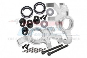 GPM TXM021LN ALUMINUM 7075 FRONT OVERSIZED STEERING BLOCKS 7737X TRAXXAS 1/5 X-MAXX 6S / 1/6 XRT 8S - TXM021LN-S