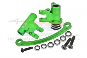 GPM LU4048N ALUMINUM 7075 STEERING BELLCRANK SET LOS231026 LOSI 1/10 4WD LASERNUT TENACITY ULTRA 4 LOS03028 /  TENACITY DB PRO LOS03027V2 - GREEN - LU4048N-G