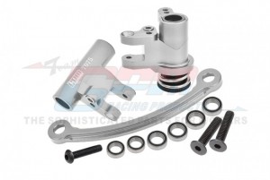 GPM LU4048N ALUMINUM 7075 STEERING BELLCRANK SET LOS231026 LOSI 1/10 4WD LASERNUT TENACITY ULTRA 4 LOS03028 /  TENACITY DB PRO LOS03027V2 - SILVER - LU4048N-S