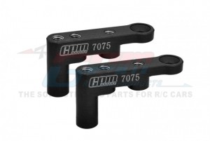 GPM BBX024 ALUMINIUM 7075 SERVO MOUNT A20 TAMIYA RC 1/10 BBX BB-01 CHASSIS Buggy 58719 - BLACK - BBX024-BK