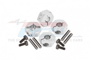 GPM XV2010 ALUMINIUM 6061 CLAMP TYPE WHEEL HUB TAMIYA 1/10 4WD XV-02 PRO CHASSIS 58707 / BBX BB-01 58719 - SILVER - XV2010-S