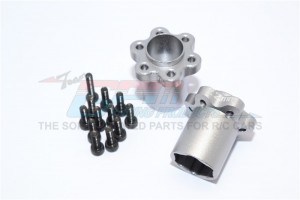 ALUMINIUM 2.2 WHEEL HUB ADAPTERS  (22MM THICKNESS) AXIAL YETI ROCK RACER - YT022C-S