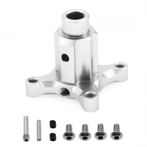 Aluminum Front Rear Center Differential Locker Spool ARRMA RC 1/8 KRATON OUTCAST NOTORIOUS TALION 6S BLX - SILVER - MAK010/SI