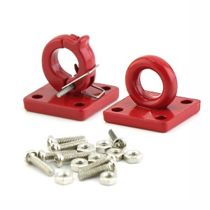 Decoration Trailer Hook For 1/10 RC Crawler Car AXIAL SCX10 / TRAXXAS TRX-4 CRAWLER - RED - AS-DTH01/RE