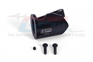 GPM MX388 ALUMINUM 7075 EXHAUST PIPE LOS261004 LOSI 1/4 PROMOTO-MX MOTORCYCLE LOS06000 - BLACK - MX388-BK
