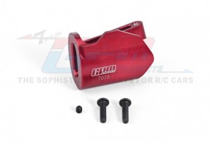 GPM MX388 ALUMINUM 7075 EXHAUST PIPE LOS261004 LOSI 1/4 PROMOTO-MX MOTORCYCLE LOS06000 - RED - MX388-R