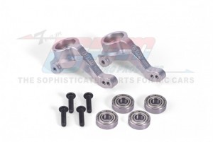 GPM BBX021 ALUMINUM 7075 FRONT KNUCKLE ARMS TAMIYA 1/10 BBX BB-01 CHASSIS BUGGY 58719 - SILVER - BBX021-S