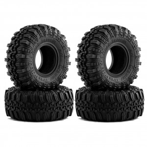 Rubber Tire 57 x 25mm 1 Inch For 1/18 TRAXXAS TRX-4M 1/24 AXIAL SCX24 ELEMENT RC Enduro24 - TY5725B