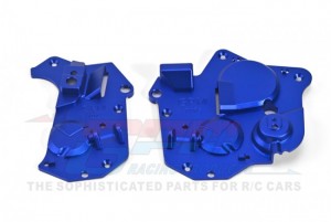 GPM MX013 ALUMINUM 7075 CHASSIS SIDE COVER SET LOS261014 LOSI 1/4 PROMOTO-MX MOTORCYCLE LOS06000 - BLUE - MX013-B