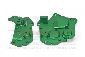 GPM MX013 ALUMINUM 7075 CHASSIS SIDE COVER SET LOS261014 LOSI 1/4 PROMOTO-MX MOTORCYCLE LOS06000 - GREEN - MX013-G