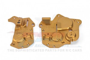 GPM MX013 ALUMINUM 7075 CHASSIS SIDE COVER SET LOS261014 LOSI 1/4 PROMOTO-MX MOTORCYCLE LOS06000 - GOLD - MX013-GD