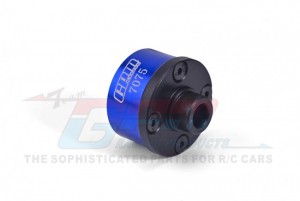 GPM BR011N MEDIUM CARBON STEEL ALUMINIUM 7075 FRONT / MIDDLE DIFF CASE LOS232004 LOSI 1/10 BAJA REY ROCK REY HAMMER REY - BLUE - BR011N-B