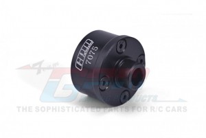 GPM BR011N MEDIUM CARBON STEEL ALUMINIUM 7075 FRONT / MIDDLE DIFF CASE LOS232004 LOSI 1/10 BAJA REY ROCK REY HAMMER REY - BR011N-BK