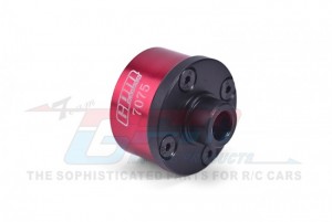 GPM BR011N MEDIUM CARBON STEEL ALUMINIUM 7075 FRONT / MIDDLE DIFF CASE LOS232004 LOSI 1/10 BAJA REY ROCK REY HAMMER REY - RED - BR011N-R