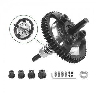 Steel Spur Gear Slipper Clutch M0.8 50T / 52T / 54 / 56T W/ Pinion Set 6766  For 1/10 TRAXXAS Ford Fiesta / Telluride Car - 52T W/ PINION SET - TRX6766P-52T