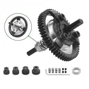 Steel Spur Gear Slipper Clutch M0.8 50T / 52T / 54 / 56T W/ Pinion Set 6766  For 1/10 TRAXXAS Ford Fiesta / Telluride Car - TRX6766P-54T