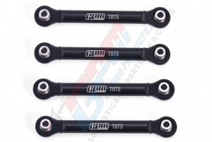 GPM BBX05657 ALUMINUM 7075 REAR SWING ARM PULL ROD TAMIYA 1/10 BBX BB-01 CHASSIS BUGGY 58719 - BLACK - BBX05657-BK