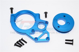 GPM YT038A ALUMINIUM TRANSMISSION MOTOR MOUNT 1/10 RC AXIAL YETI ROCK RACER - Blue - YT038A-B
