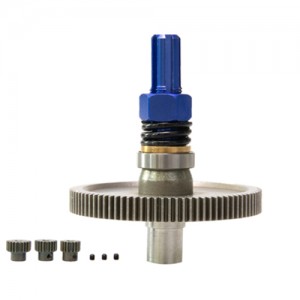 Steel Spur Gear Slipper Clutch 91T W/ 17T 19T 21T Pinion Gear Set ARA311034 For ARRMA SENTON GRANITE BIG ROCK VORTEKS TYPHON - BLUE - RS-ARA311034/BU