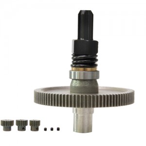 Steel Spur Gear Slipper Clutch 91T W/ 17T 19T 21T Pinion Gear Set ARA311034 For ARRMA SENTON GRANITE BIG ROCK VORTEKS TYPHON - BLACK - RS-ARA311034/BK