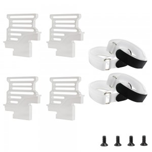 Aluminum Battery Hold-Down Mounts With Magic Strip 7833 1/6 RC TRAXXAS XRT MONSTER 8S 78086-4 - TRX-7833/SI