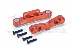 GPM MAK009N ALUMINUM 7075 REAR LOWER SUSPENSION MOUNT AR330379 ARRMA KRATON OUTCAST TALION TYPHON MOJAVE 6S - ORANGE - MAK009N-OR