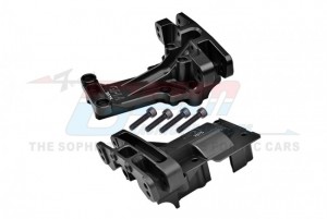 GPM XRT1213 ALUMINUM 7075 FRONT AND REAR UPPER BULKHEAD SET 7727X TRAXXAS 1/6 4WD XRT 8S / X-MAXX 8S MONSTER - BLACK - XRT1213-BK