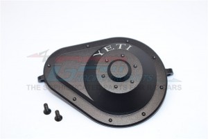 GPM YT038GC ALUMINIUM SPUR GEAR CASE 1/10 AXIAL YETI ROCK RACER - Black - YT038GC-BK