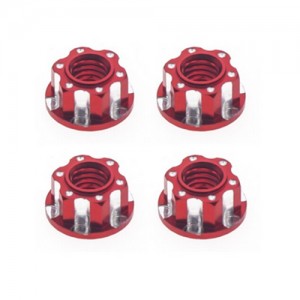 Aluminum M4 Wheel Lock Nuts For 1/10 RC Drift Touring Car Crawler Truck SCX10 TRX-4 - AS-LN01/RE