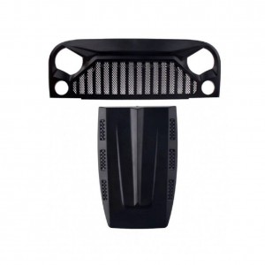 Front Face & Engine Hood Air Inlet Grille 1/10 RC l Jeep Wrangler Rubicon Body 275mm / 313mm AXIAL RACING SCX10 CRAWLER - AS-RUBICON