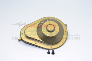 GPM YT038GC ALUMINIUM SPUR GEAR CASE 1/10 AXIAL YETI ROCK RACER - Titanium - YT038GC-TIT