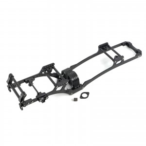 Carbon Fiber LCG Chassis Frame With Gearbox Bumper For AXIAL SCX10 Crawler - SCX-LCGA/BK