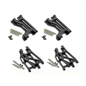 Aluminum Front & Rear Upper Lower Suspension Arm 8998 8999 For 1/10 RC TRAXXAS MAXX MONSTER 89086-4 - TRX-89988999/BK