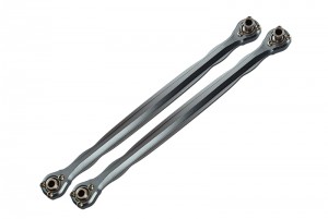 GPM TXM047N ALUMINIUM FRONT STEERING ROD FOR 6S TRAXXAS XMAXX 6S - Gun silver - TXM047N-GS