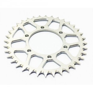 Aluminum 7075 HUB CHAIN SPROCKET LOS262003 FOR 1/4 LOSI PROMOTO MX MOTOR BIKE - SILVER - RS-LOS262003/SI