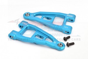 GPM BBX055 ALUMINIUM 7075 FRONT LOWER SUSPENSION ARMS FOR TAMIYA 1/10 BBX BB-01 CHASSIS 58719 - BBX055-SB