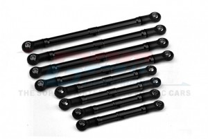 GPM TRX4MA160 ALUMINIUM 6061-T6 SUSPENSION LINK SET 9842 TRAXXAS 1/18 4WD TRX-4M K10 HIGH TRAIL 97064-1 - TRX4MA160-BK