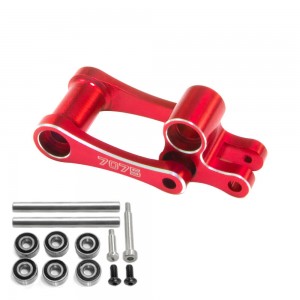 ALUMINUM 7075 KNUCKLE & PULL ROD LOS264001 FOR RC LOSI 1/4 PROMOTO-MX MOTORCYCLE - RED - RS-LOS264001/RE