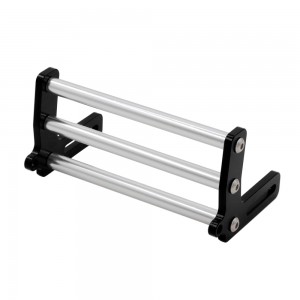 Aluminum Adjustable Front Bumper For 1/10 TRAXXAS TRX-4 / AXIAL SCX10 LCG RC Crawler Truck - BLACK - SCX10-LCG01/BK