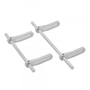 Aluminum Front & Rear Bull Bars Bumper For 1/10 TRAXXAS TRX-4 / AXIAL SCX10 LCG RC Crawler Truck - SILVER - SCX10-LCG02/SI