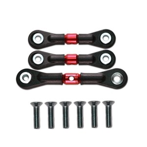 Aluminum Steering Link Servo Rod Set For 1/10 RC Tamiya TT-02 TT-02T Car - TT02-160/RE