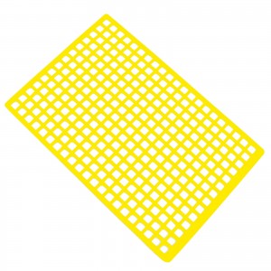 DIY Rubber Window Luggage Nets 21.5 x 14.5cm For TRAXXAS TRX-4 UDR SLASH AXIAL SCX10 RR10 CAPRA - YELLOW - RS-RWN01/YE