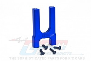 GPM MAK017AN ALUMINUM 7075 FRONT CENTER DIFF MOUNT ARA320499 ARRMA 1/8 KRATON OUTCAST TALION TYPHON 6S BLX - BLUE - MAK017AN-B