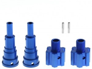 ALU CVD JOINTS W +10mm Extended Hex Hub 7768 For TRAXXAS 1/6 XRT / X-MAXX 8S - BLUE - TRX-7768/BU