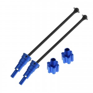 Steel CVD Driveshaft +10mm Hex Hub 7750X 7768R For TRAXXAS 1/5 X-MAXX 8S MONSTER - TRX-77507768/BU