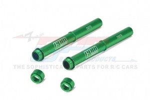 GPM MX142 ALUMINUM 7075 FORK TUBE SET LOS263005 FOR LOSI 1/4 PROMOTO-MX MOTORCYCLE LOS06000 - GREEN - MX142-G