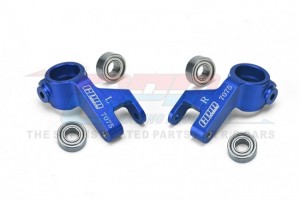 GPM MGO021 ALUMINUM 7075 FRONT STEERING BLOCK LARGER INNER BEARINGS ARA340189 ARRMA 1/10 2WD GORGON 4X2 MEGA 550 - BLUE - MGO021-B