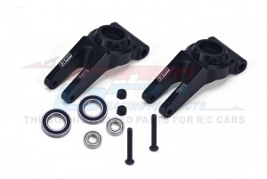 GPM MGO022 ALUMINUM 7075 REAR HUB CARRIER AR330467 ARRMA 1/10 GORGON MONSTER - BLACK - MGO022-BK
