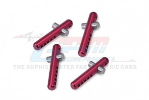 GPM MAI201FR ALUMINUM FRONT & REAR BODY POST AR320357 ARRMA 1/7 4WD INFRACTION 6S BLX ARA109001 ARA7615V2 - RED - MAI201FR-R